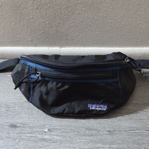 Vintage Patagonia Waist Or Fanny Pack Belt Bag - Black & Blue